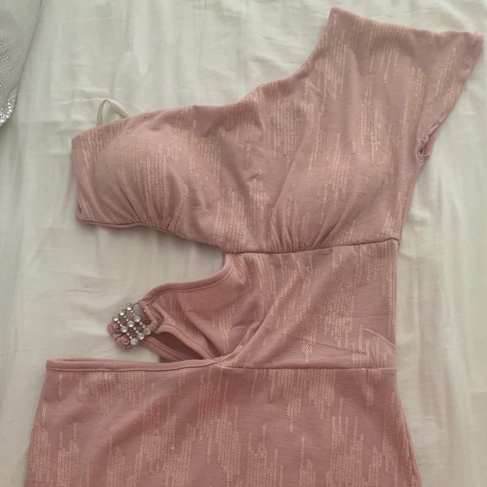 Pink party dress